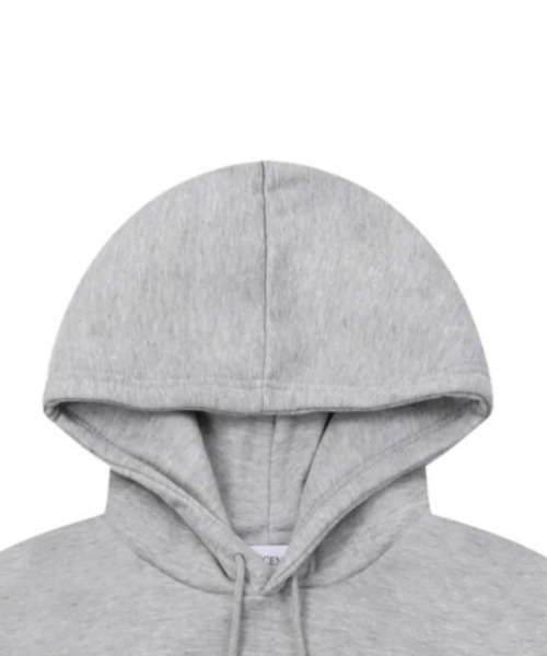 MUCENT(ムセント)の「【MUCENT】ブランド直輸入正規品/MUCENT ハートレタリングフードTシャツ MUCENT HEART LETTERING HOOD T(パーカー・レディース・レッド/ブラック/グレー・FREE)」の6枚目の写真