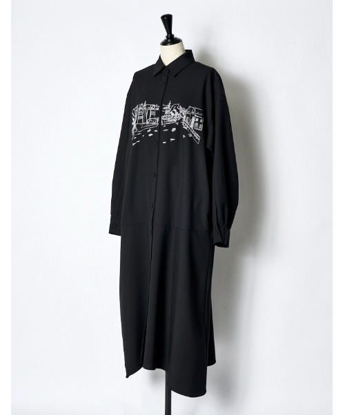 Landscape Embroidery Dress / ランドスケープエンブロイダリードレス