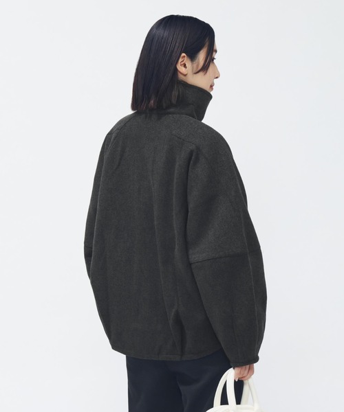 adidas(アディダス)の「【別注】アディダス adidas ラックスフロー オールデイズ ルーズフィット ウール風のウーブンジャケット 限定コラボ(ブルゾン・レディース・ダークグレー/ピンク・L/XL/S/M)」の13枚目の写真