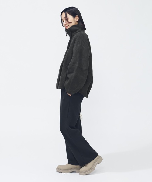 adidas(アディダス)の「【別注】アディダス adidas ラックスフロー オールデイズ ルーズフィット ウール風のウーブンジャケット 限定コラボ(ブルゾン・レディース・ダークグレー/ピンク・L/XL/S/M)」の15枚目の写真