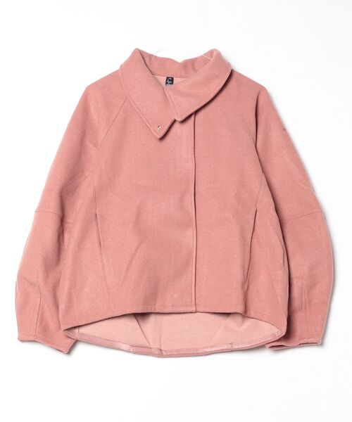 adidas(アディダス)の「【別注】アディダス adidas ラックスフロー オールデイズ ルーズフィット ウール風のウーブンジャケット 限定コラボ(ブルゾン・レディース・ダークグレー/ピンク・L/XL/S/M)」の21枚目の写真