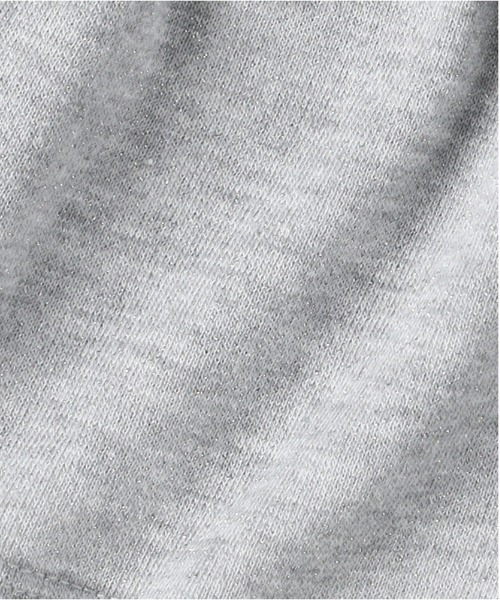 Right-on（ライトオン）の「【VIVIAN BLUE】裏毛ティアードミニスカート（ティアードデザイン/ラメ入り素材/インナーパンツ付き/華やかカジュアル）（スカート・キッズ・グレー/ブラック・130/140/150/160）」の8枚目の写真