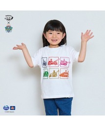 Vehicles（ビークルズ）の「パウパトロール 子供服　グラフィック半袖Tシャツオールビークルズホワイト オールビークルズ（Tシャツ/カットソー）」