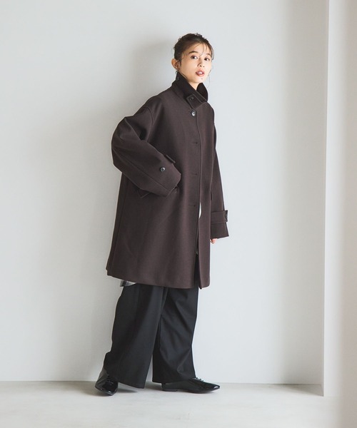 studio CLIP（スタディオクリップ）の「ステンカラーコート（その他アウター・レディース・グレー/ネイビー/ダークブラウン・FREE）」の9枚目の写真