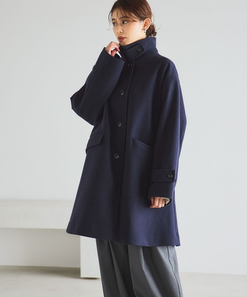 studio CLIP（スタディオクリップ）の「ステンカラーコート（その他アウター・レディース・グレー/ネイビー/ダークブラウン・FREE）」の10枚目の写真