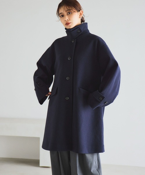 studio CLIP（スタディオクリップ）の「ステンカラーコート（その他アウター・レディース・グレー/ネイビー/ダークブラウン・FREE）」の11枚目の写真