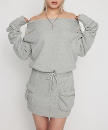 LAGUA GEM | CRASH POINT スウェットワンピース(ワンピース)