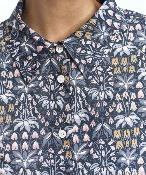 AIGLE(エーグル)の「【LIBERTY】 ロングスリーブシャツ(シャツ/ブラウス・レディース・モスグリーン/ネイビー・38/40/36)」の7枚目の写真