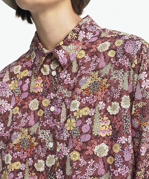 AIGLE(エーグル)の「【LIBERTY】 ロングスリーブシャツ(シャツ/ブラウス・レディース・モスグリーン/ネイビー・38/40/36)」の18枚目の写真