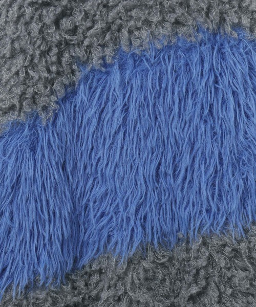 LEPSIM(レプシィム)の「3ゲージアシメコンビプルオーバー 600550(ニット/セーター・レディース・チャコールグレー/カーキ/キャメル・FREE)」の9枚目の写真