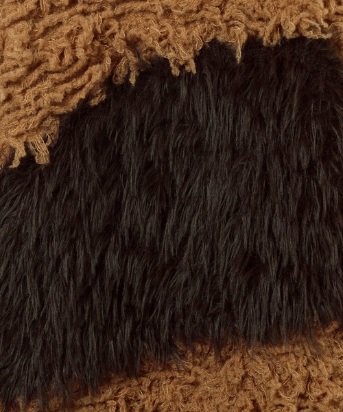 LEPSIM(レプシィム)の「3ゲージアシメコンビプルオーバー 600550(ニット/セーター・レディース・チャコールグレー/カーキ/キャメル・FREE)」の10枚目の写真