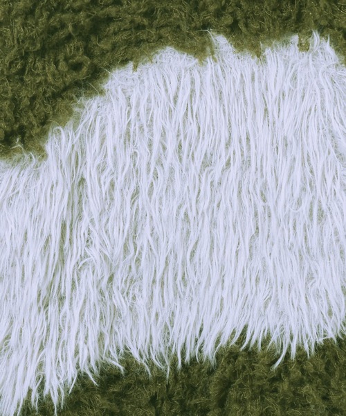 LEPSIM(レプシィム)の「3ゲージアシメコンビプルオーバー 600550(ニット/セーター・レディース・チャコールグレー/カーキ/キャメル・FREE)」の11枚目の写真