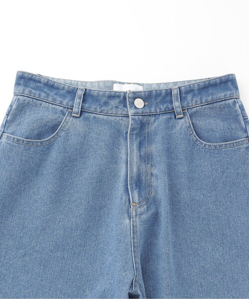 petit main LIEN（プティマインリアン）の「デニムバレルパンツ（デニムパンツ・レディース・ネイビー/ブルー/ブラック・M/S）」の5枚目の写真