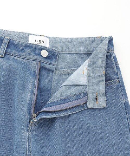 petit main LIEN（プティマインリアン）の「デニムバレルパンツ（デニムパンツ・レディース・ネイビー/ブルー/ブラック・M/S）」の6枚目の写真