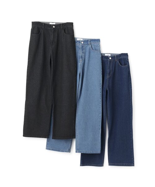 petit main LIEN（プティマインリアン）の「デニムバレルパンツ（デニムパンツ・レディース・ネイビー/ブルー/ブラック・M/S）」の11枚目の写真