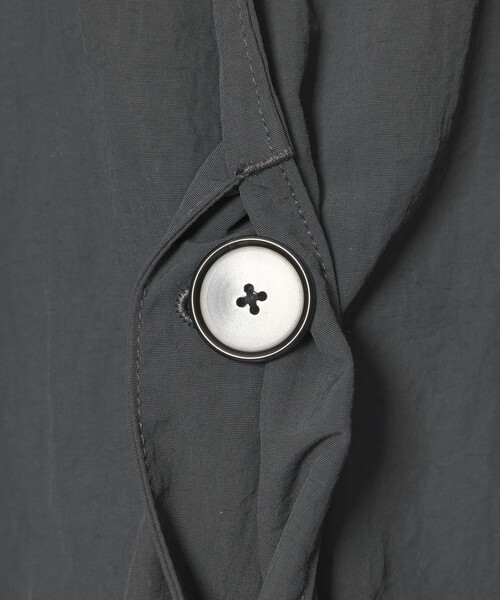 BEAUTY&YOUTH UNITED ARROWS（ビューティーアンドユースユナイテッドアローズ）の「PERTEX ナイロン バルマカーン コート 撥水機能（ステンカラーコート・メンズ・ダークグレー/ベージュ/ブラック・S/XL/L/M）」の13枚目の写真