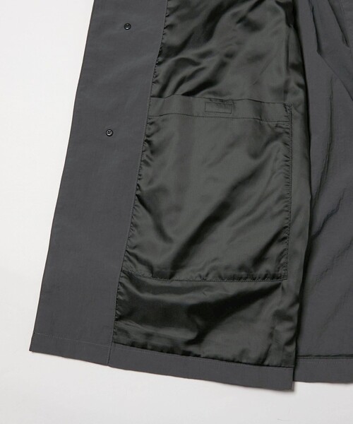 BEAUTY&YOUTH UNITED ARROWS（ビューティーアンドユースユナイテッドアローズ）の「PERTEX ナイロン バルマカーン コート 撥水機能（ステンカラーコート・メンズ・ダークグレー/ベージュ/ブラック・S/XL/L/M）」の14枚目の写真