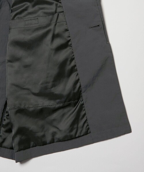 BEAUTY&YOUTH UNITED ARROWS（ビューティーアンドユースユナイテッドアローズ）の「PERTEX ナイロン バルマカーン コート 撥水機能（ステンカラーコート・メンズ・ダークグレー/ベージュ/ブラック・S/XL/L/M）」の15枚目の写真