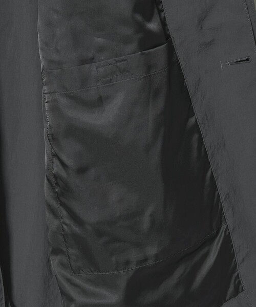 BEAUTY&YOUTH UNITED ARROWS（ビューティーアンドユースユナイテッドアローズ）の「PERTEX ナイロン バルマカーン コート 撥水機能（ステンカラーコート・メンズ・ダークグレー/ベージュ/ブラック・S/XL/L/M）」の16枚目の写真