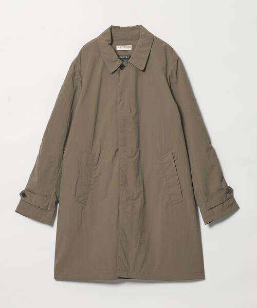 PERTEX ナイロン バルマカーン コート 撥水機能（ステンカラーコート