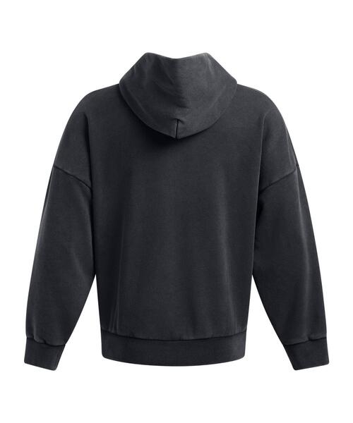 UNDER ARMOUR(アンダーアーマー)の「UAアイコン ヘビーウェイト フリース ウォッシュ オーバーサイズ フーディー(ライフスタイル/メンズ)(スウェット・メンズ・ブラック・3XL/L/S/M)」の5枚目の写真