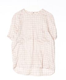 ITTY BITTY（イッティービッティー）の「チェック柄半袖ブラウス（シャツ/ブラウス）」
