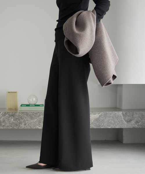 plage（プラージュ）の「《追加》Bias Relax パンツ 6（その他パンツ・レディース・ブラック/ベージュ/ブラウン・38/36/34）」の15枚目の写真