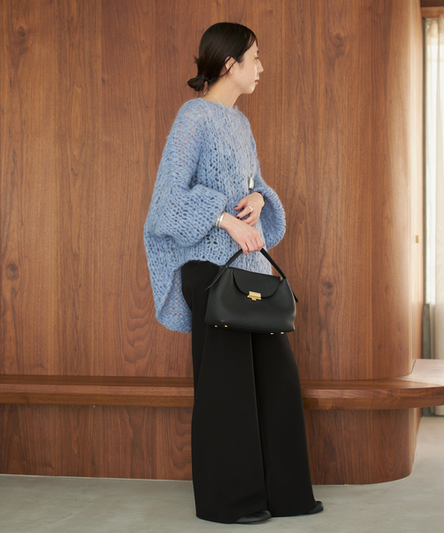 plage（プラージュ）の「《追加》Bias Relax パンツ 6（その他パンツ・レディース・ブラック/ベージュ/ブラウン・38/36/34）」の13枚目の写真