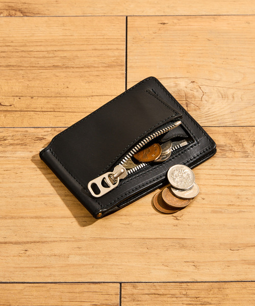 Tomo&Co トモアンドシーオー / PULL TAB MONEY CLIP WALEET タンニン