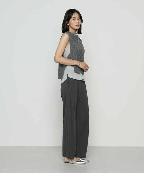 ラメテレコ タンクトップ（タンクトップ）｜Gabardine K.T（ギャバジン