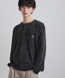 モールヘンリーネックカットソー