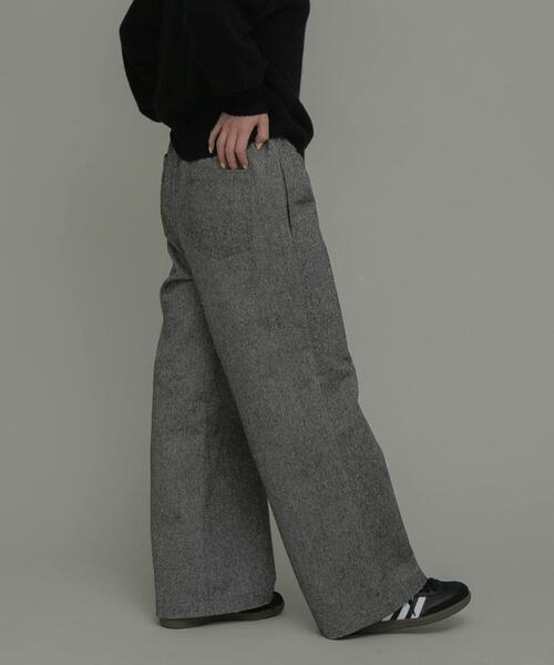 URBAN RESEARCH Sonny Label(アーバンリサーチサニーレーベル)の「『WEB限定』ツイードイージーパンツ(その他パンツ・レディース・ブラック/グレー・38/36)」の21枚目の写真