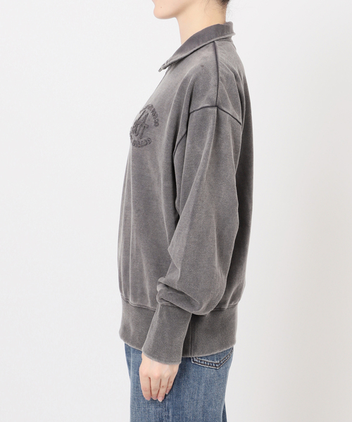Spick & Span(スピックアンドスパン)の「La Hutte / ラ ユット ハーフジップスウェット(スウェット・レディース・チャコールグレー/アイボリー・FREE)」の15枚目の写真