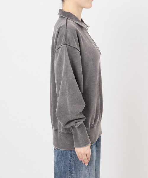 Spick & Span(スピックアンドスパン)の「La Hutte / ラ ユット ハーフジップスウェット(スウェット・レディース・チャコールグレー/アイボリー・FREE)」の17枚目の写真