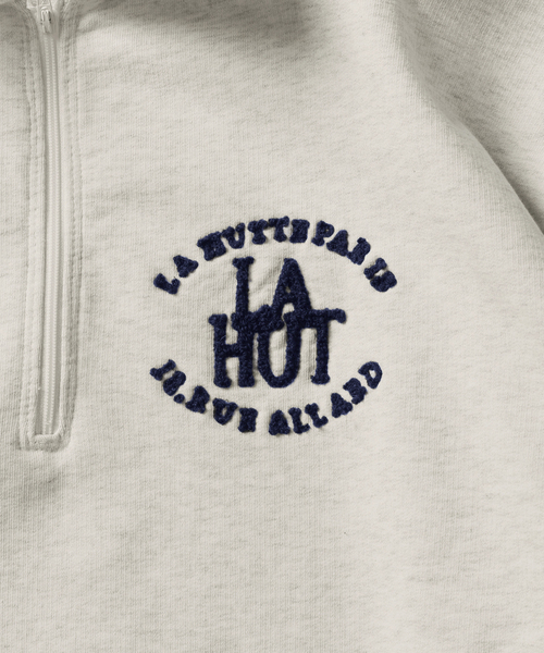 セール】La Hutte / ラ ユット ハーフジップスウェット（スウェット