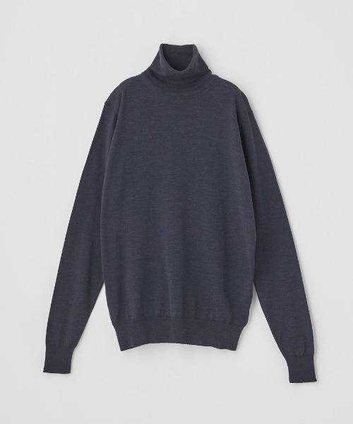 JOHN SMEDLEY（ジョンスメドレー）の「タートルネック長袖ニットプルオーバー（ニット/セーター・レディース・ブラウン系その他/ブラック/チャコールグレー/ダークグレー/グリーン/ホワイト/ダークネイビー/グレー系その他/ベージュ系その他/ブラウン系その他3・M/S/XS）」の5枚目の写真