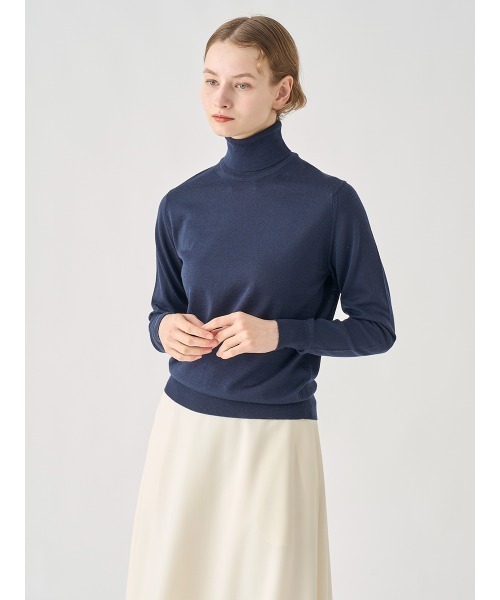 タートルネック長袖ニットプルオーバー（ニット/セーター）｜JOHN