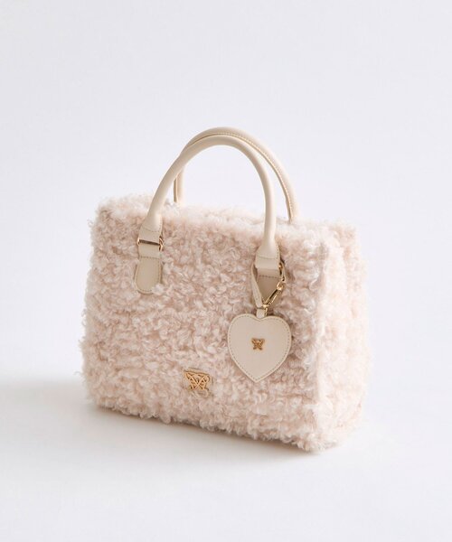 OLIVE des OLIVE(オリーブデオリーブ)の「【TwinkleCollection】Aimerianejoieミニトートバッグ(トートバッグ・レディース・オフホワイト/ライトグレー/ベージュ・FREE)」の3枚目の写真