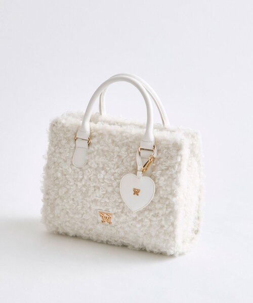 OLIVE des OLIVE(オリーブデオリーブ)の「【TwinkleCollection】Aimerianejoieミニトートバッグ(トートバッグ・レディース・オフホワイト/ライトグレー/ベージュ・FREE)」の2枚目の写真