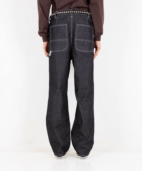 HYSTERIC GLAMOUR(ヒステリックグラマー)の「ダブルニーデニムパンツ(その他パンツ・メンズ・ブラック/ブラック系その他2・SMALL/MEDIUM/LARGE)」の8枚目の写真