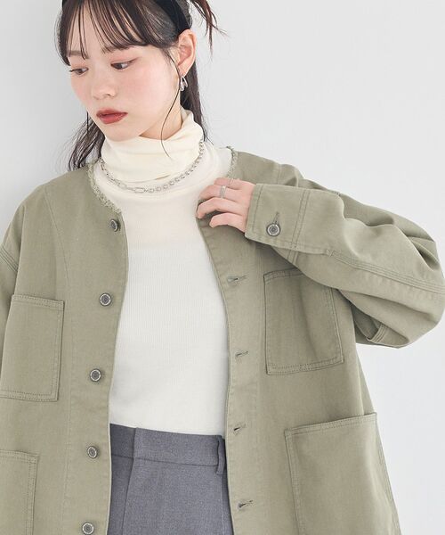 earth music&ecology（アースミュージックアンドエコロジー）の「マンテルチェーンMIXネックレス（ネックレス・レディース・ゴールド/シルバー・FREE）」の6枚目の写真