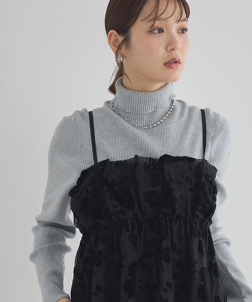 earth music&ecology（アースミュージックアンドエコロジー）の「マンテルチェーンMIXネックレス（ネックレス・レディース・ゴールド/シルバー・FREE）」の9枚目の写真