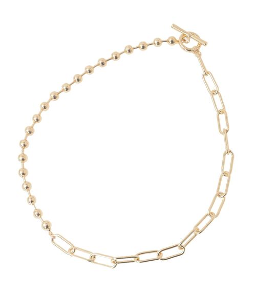 earth music&ecology（アースミュージックアンドエコロジー）の「マンテルチェーンMIXネックレス（ネックレス・レディース・ゴールド/シルバー・FREE）」の17枚目の写真