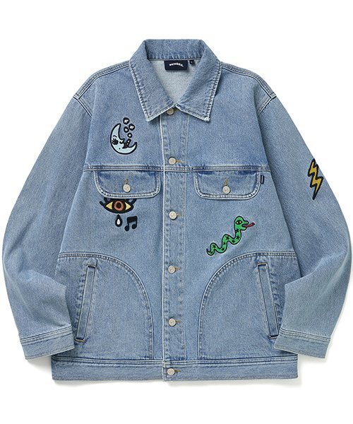 ISCREAM TRUCKER JK (L.DENIM)