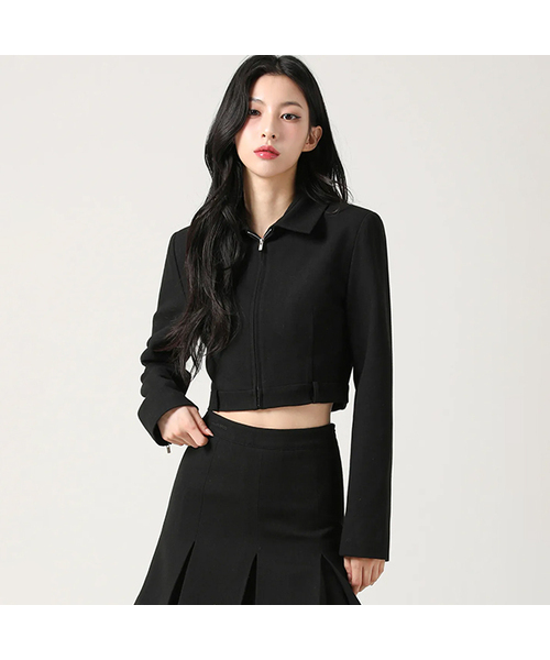 AVANDRESS(アバンドレス )の「Jaya Crop Jacket BLACK(テーラードジャケット・レディース・ブラック・SMALL)」の1枚目の写真