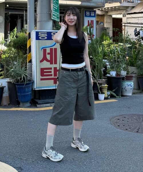 AGOD（エージーオーディー）の「カーペンター パティグツイル バミューダショーツ [ライトカーキ]（その他パンツ・レディース・その他・SMALL/MEDIUM/LARGE/X-LARGE）」の10枚目の写真