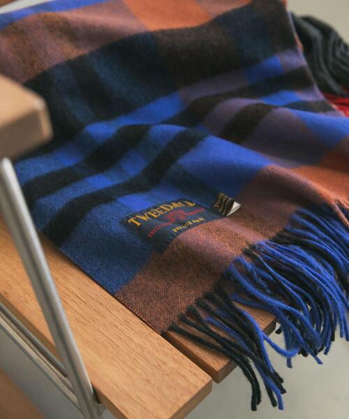TWEED MILL(ツイードミル)の「『一部別注カラー』TWEED MILL Lambswool Stole(マフラー・レディース・ダークブラウン/グリーン系その他/ブルー系その他/グレー系その他/ブラウン系その他/イエロー系その他・FREE)」の6枚目の写真