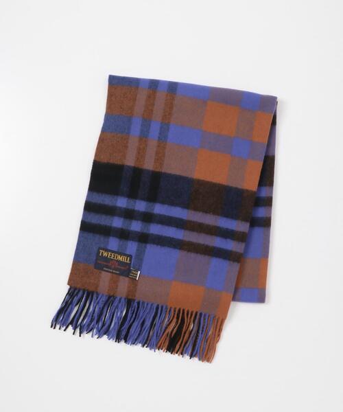 TWEED MILL(ツイードミル)の「『一部別注カラー』TWEED MILL Lambswool Stole(マフラー・レディース・ダークブラウン/グリーン系その他/ブルー系その他/グレー系その他/ブラウン系その他/イエロー系その他・FREE)」の22枚目の写真