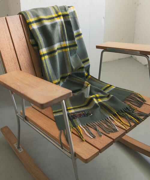 TWEED MILL(ツイードミル)の「『一部別注カラー』TWEED MILL Lambswool Stole(マフラー・レディース・ダークブラウン/グリーン系その他/ブルー系その他/グレー系その他/ブラウン系その他/イエロー系その他・FREE)」の9枚目の写真