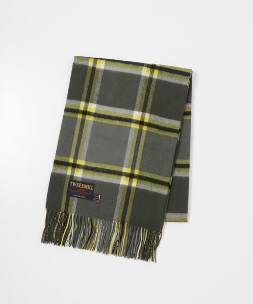 TWEED MILL(ツイードミル)の「『一部別注カラー』TWEED MILL Lambswool Stole(マフラー・レディース・ダークブラウン/グリーン系その他/ブルー系その他/グレー系その他/ブラウン系その他/イエロー系その他・FREE)」の7枚目の写真